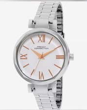 French Connection Ladies Silver Bracelet Watch – Roman Numerals – New & Boxed
