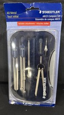 All Metal Staedtler ARCO Compass Set 8pc-- In...
