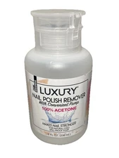 Luxury Nail Polish Remover with Convenient Pump 100% Acetone For Natural Nails