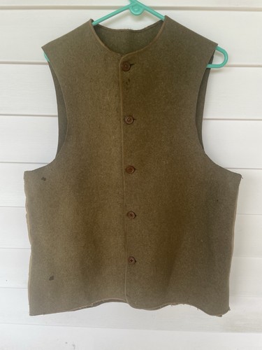 WW1 US Wool Jerkin Vest Homemade