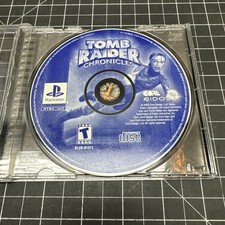 PS1 Tomb Raider Chronicles Disc Only Black Label