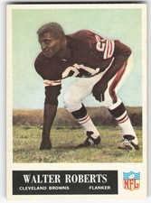 1965 Philadelphia #38 Walter Roberts FOOTBALL Cleveland Browns