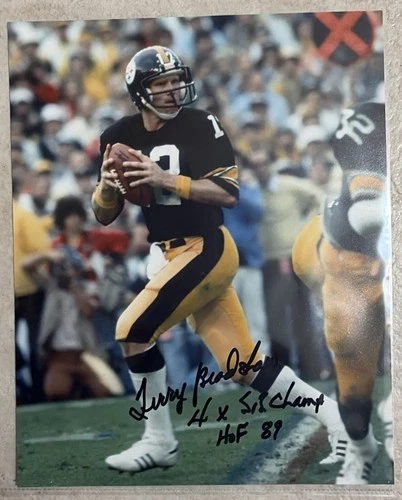 Terry Bradshaw Signed 8x10 Photo Pittsburgh Steelers “HOF” “SB Champ” SB MVP”