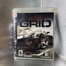 GRID (Sony PlayStation 3, 2008) PS3 With Manual Tested Working Complete CIB