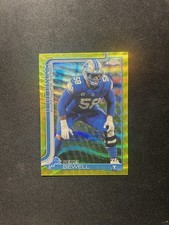 2025 Topps Chrome Penei Sewell #99 Yellow Raywave Refractor # 39/275