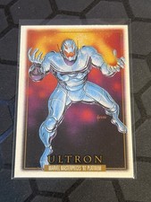 2024 SkyBox Marvel Masterpieces 92 Platinum Ultron #98 Leather