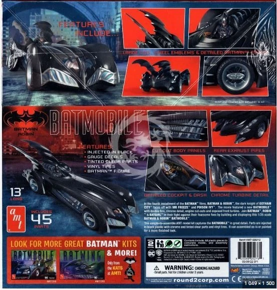 Batmobile Batman & Robin Movie AMT 1295 skala 1/25 - Immagine 4 di 4