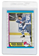 Mario Marois 1989-90 O-Pee-Chee #260 Quebec Nordiques Hockey Card Near Mint