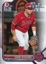 2022 Bowman Draft Paper Prospects #BD-16 Sonny DiChiara 1st Los Angeles Angels