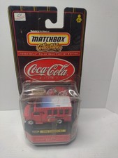 Coca Cola Chevy Transporter Bus 1999 Matchbox Collectibles escala miniatura