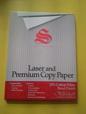 Southworth Watermark Laser and Premium Copy Paper P373C Vintage NOS 