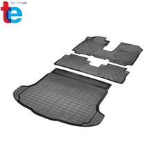 Floor Mats Cargo Liner Tpe Black For Honda Cr-v 2007 2008-2010 2011 Easy Clean