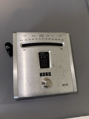 Korg DT-10 Digital Pedal Electric Acoustic Bass Tuner Free ship *FOR PARTS*