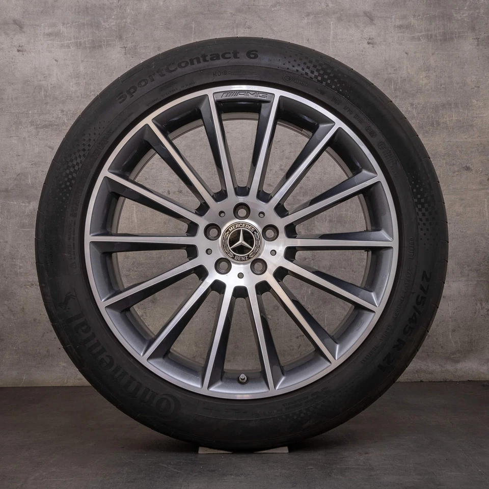 Mercedes GLE AMG Felgen 21 Zoll W167 V167 Sommerräder A1674013400 A1674013500 - Bild 3 von 4