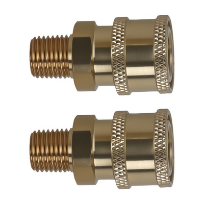 #ad 2Pcs 1 4quot; Quick Connect Male NPT Thread High Pressure Washer Adapter Fitting $14.55