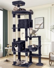 Giant Cat Tree, 83 inch Cat Tree for Indoor Cats Large Adult, XXL Cat Tower w...