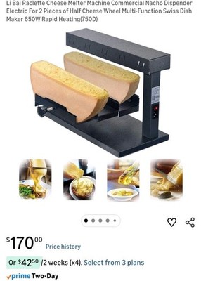 Li Bai Raclette Cheese Melter Machine Commercial Nacho Dispender Electric For 2 