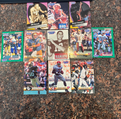 MUCH SOUGHT AFTER COLLEGE  Starting Lineup Cards BBALL FOOTBALL