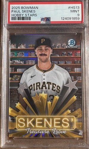 2025 BOWMAN HOBBY STARS #HS13 PAUL SKENES PSA 9