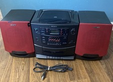 Sony CFD-Z501 AM/FM CD/Cassette Player All Working