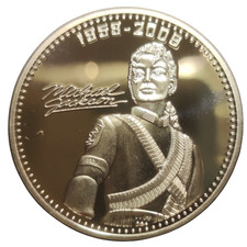 médaille de michael jackson 2009