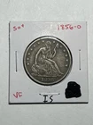 1856-O Seated Liberty Half Dollar Nice Original XF