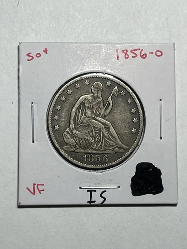 1856-O Seated Liberty Half Dollar Nice Original XF