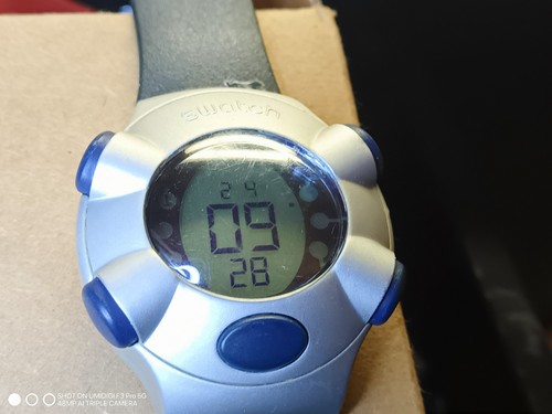 SWATCH Beat Aluminum Digital Watch. Works Great RARE - Picture 2 of 4