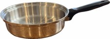 "Sartén para salsa Royal Prestige 9"" 7 capas SS titanio plata aleación cobre freír EE. UU. 8,75"