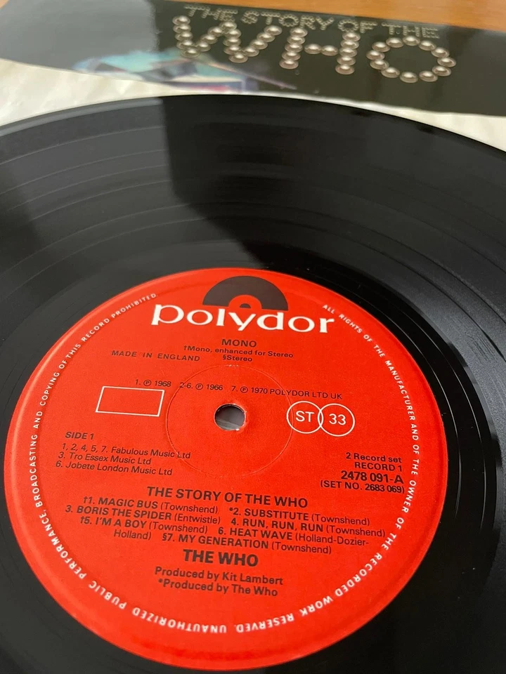 THE WHO - THE STORY OF THE WHO The Best Of Greatest Hits UK 1976 2xLP EX - Image 4 of 4