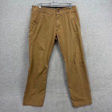 KUHL SLAX Pants Mens 33x30 Brown Klassik Enduro Technical Hiking Utility 5105