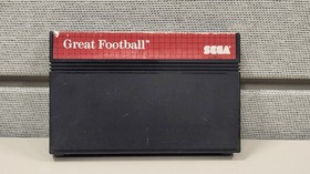 GREAT FOOTBALL - 1987 Sega Master System Sports Video Game in Original Case!