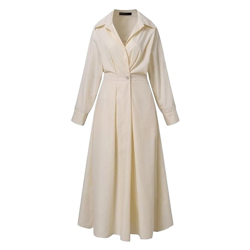 Linen Petites Solid Dresses for Women