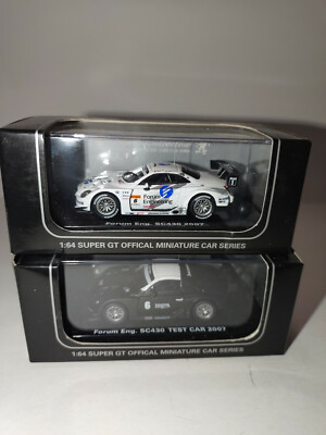 Kyosho 1/64 Beads Collection Race and Test Toyota Lexus SC430 LE 1