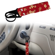 Jdm Power Racing Sakura Blossom Key Chain Metal Key Ring Hook Strap Lanyard Jdm Power Racing Sakura Blossom Key Chain Metal Key Ring Hook Strap Lanyard