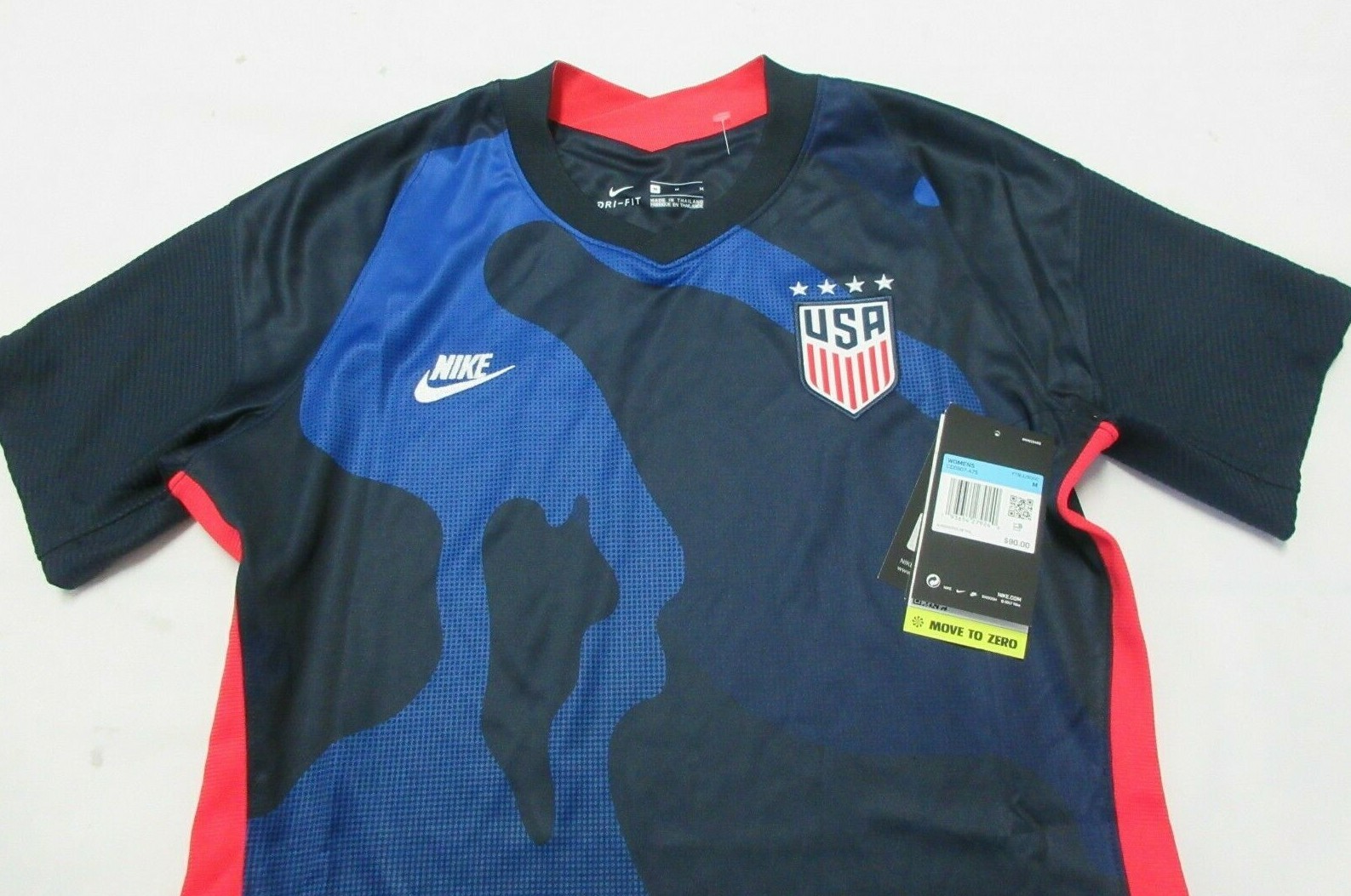 Nike Usa Soccer Jersey Away Blue Womens Size Medium Cd0907 475 For Sale Online Ebay