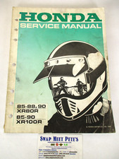 Genuine Honda 1985-88 & 1990 XR80R 1985-90 XR100R OEM Shop Repair Service Manual