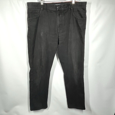 Alberto Modern Fit Jeans T400 Revolution Denim Straight Mens 38x31 Stretch Black