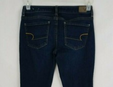 American Eagle Outfitters Whiskered Blue Super Stretch Jeggings Pants Size 6