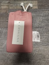 King 300 Thread Count Temperature Regulating Solid Pillowcase Set Modern Rose