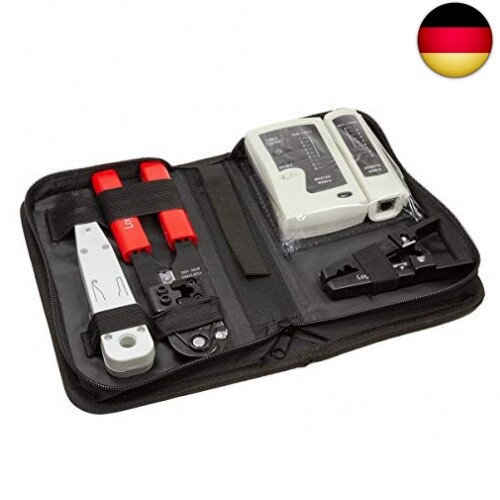 LogiLink WZ0012 5in1 Netzwerk Werkzeug Set für RJ11, RJ12, RJ45 inkl, Tasche - Bild 2 von 13