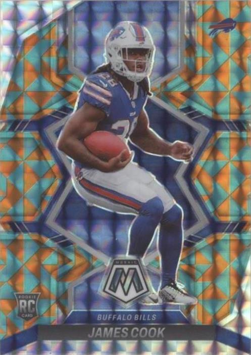 2022 Panini Mosaic- James Cook #309 Tessellation Prizm RC 10/15 PSA10