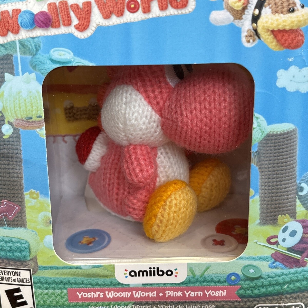 AMIIBO YOSHI DE laine rose - Yoshi's Woolly World NEUF EUR 34,90