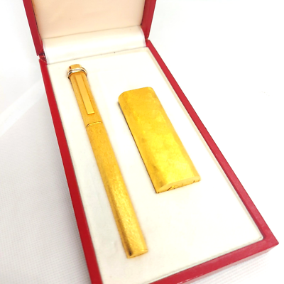 Mint Les Must de Cartier Trinity Stylo Ballpoint Pen & Lighter Set