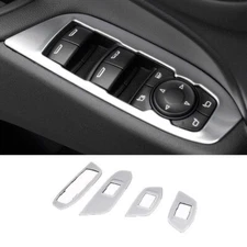 Panel Decoration For Chevrolet Equinox 2018-21 Silver Steel Glass Window Lifting