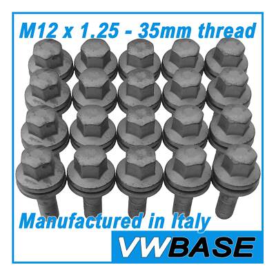 Citroen Berlingo Multispace Radschrauben Muttern M12 x 1,25 35mm Flachsitzschraube x 20