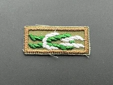 BSA, Vintage Scouter’s Key Award Square Knot Patch, Green Twill