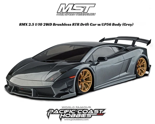 MST RMX 2.5 1/10 2WD Brushless RTR Drift Car w/LP56 Body (Grey) MXS-533903GR