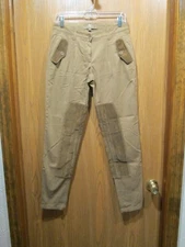 ETRO Spa Women's Cotton Tan Riding Pants Breeches SIZE 42 