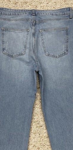 LC Lauren Conrad Crop Jeans Women's Size 12 Distressed High Rise (32x26) - Picture 19 of 22